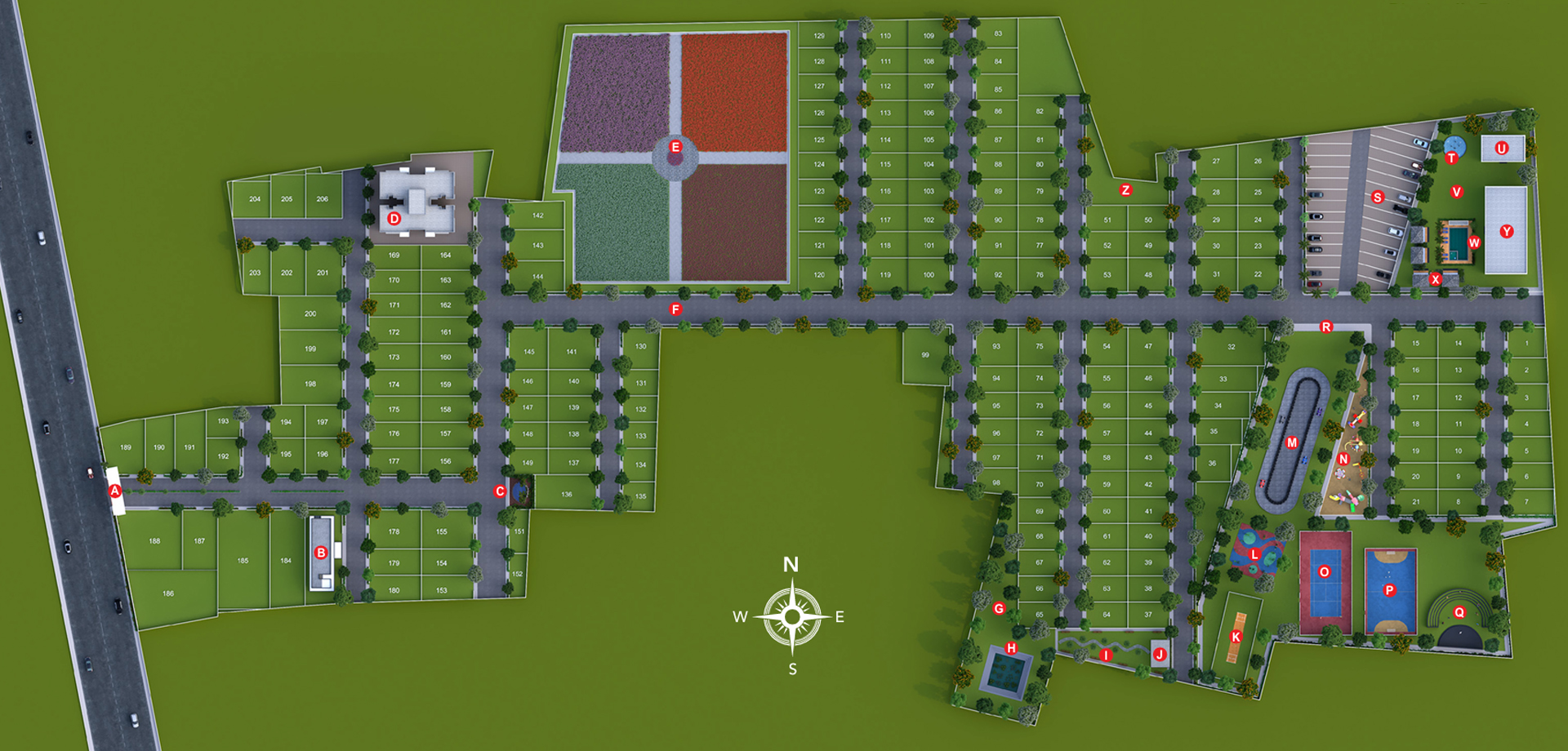 Bingimalla_Projects_Garuda_Wealth_Ciry_3D_Layout_Map